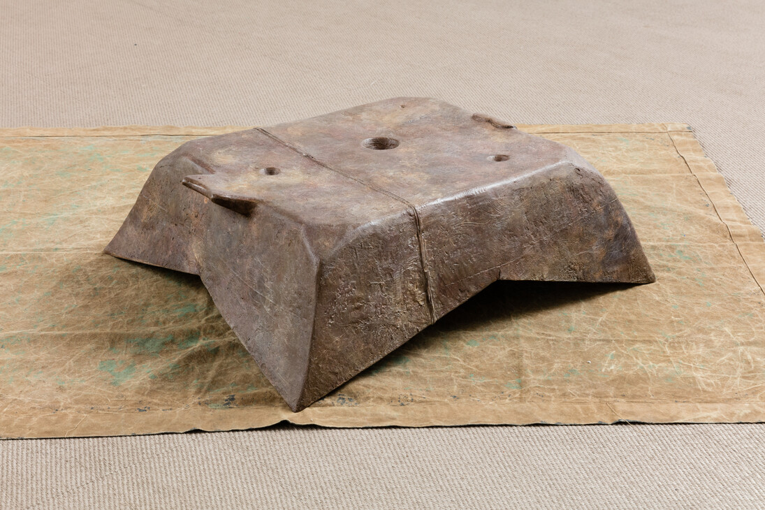 Joel Tomlin, Vernal, 2015, Patinated bronze, 22 x 65 x 60 cm 
