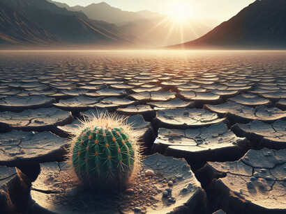 Hay veces en que me pregunto qué pasaría si me cayera en el hueco que hay entre este terreno resecado