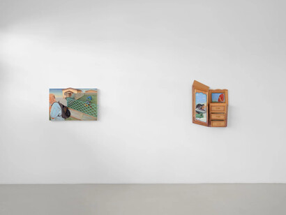 Estefania Ajcip, Folded memories, exhibition view. Courtesy of Charlie James Gallery