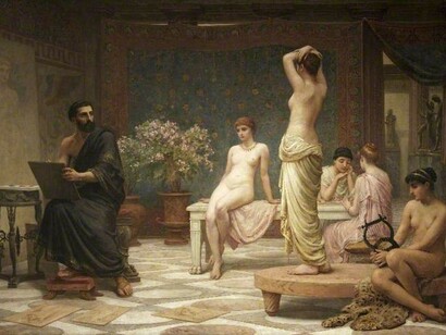 «Las cinco elegidas (Zeuxis en Crotona)» (1885), Edwin Long