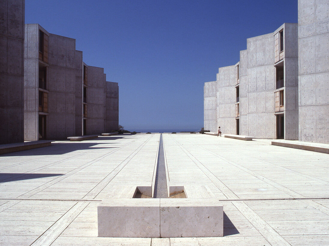 Salk Institute in La Jolla, California, Louis Kahn 1959-65, The Architectural Archives, University of Pennsylvania, Photo John Nicolais