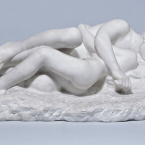 Auguste Rodin (1840–1917). Cupid and Psyche, ca. 1900. Marble, 9 7/8 x 25 5/8 x 16 3/8 in. Petit Palais. © Patrick Pierrain / Petit Palais / Roger-Viollet