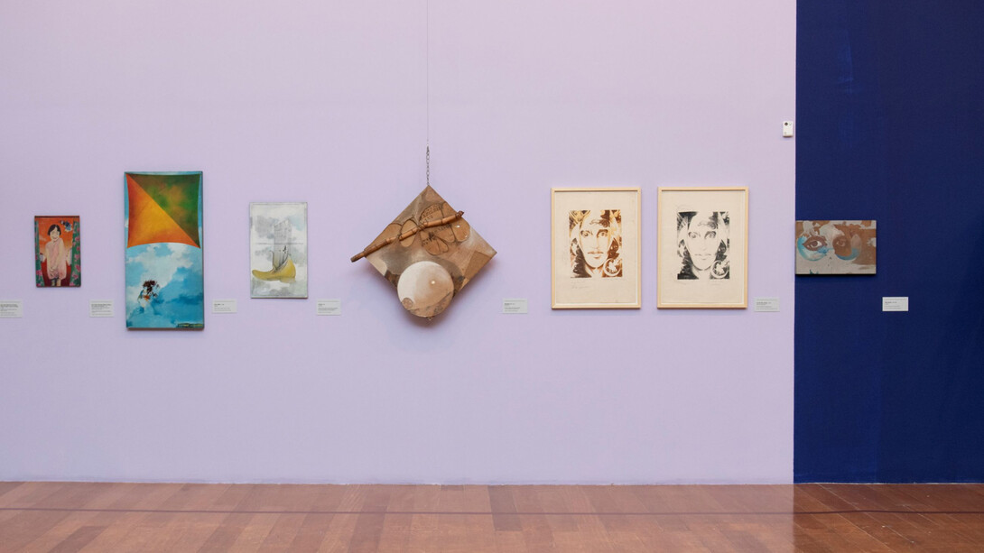 Flávio Império: tens a vontade e ela é livre, vista da exposição. Cortesia da Pinacoteca