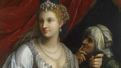 Fede Galizia, Giuditta e Oloferne, particolare, Le Signore dell’Arte, foto Margherita Tizzi