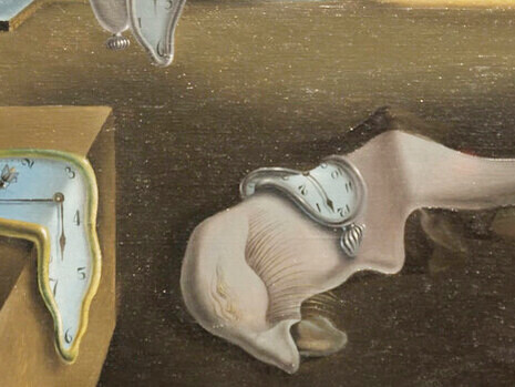 La persistencia de la memoria, Salvador Dalí, 1931 (detalle)