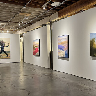 Various artists, Group show: landscapes, exhibition view. Courtesy of Winston Wächter Fine Art