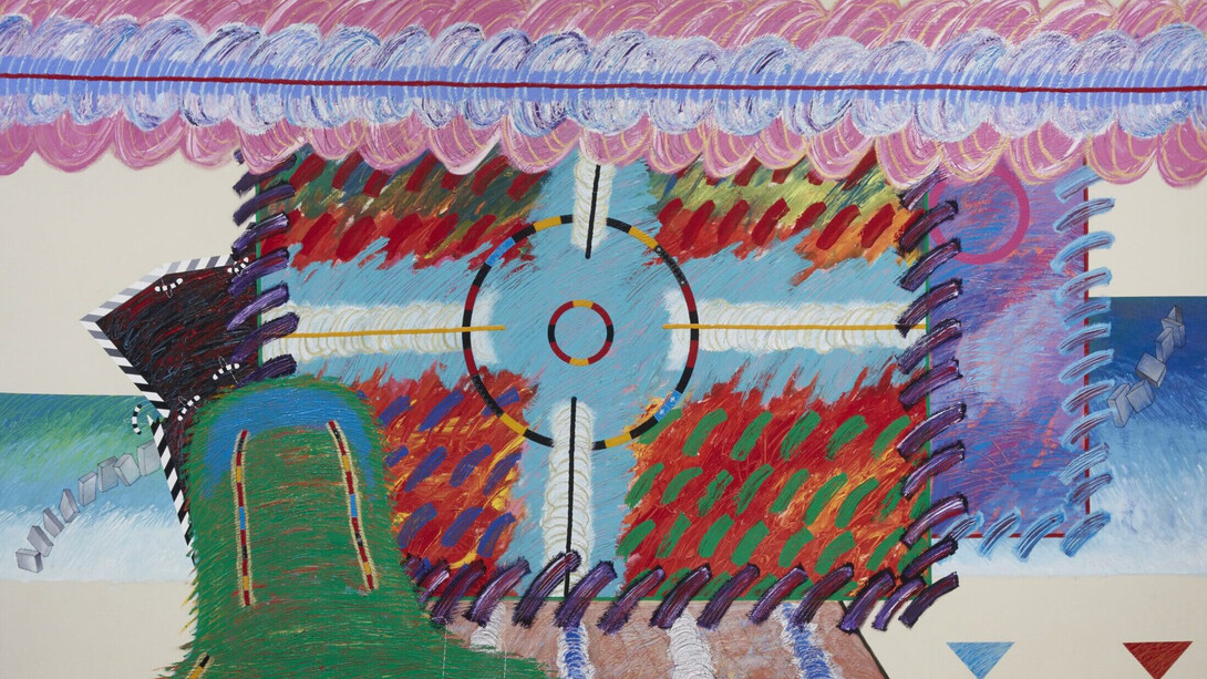 George Longfish, Take two aspirins and call me in the morning, you are on target (detail), 1984. Courtesy of Frist Art Museum