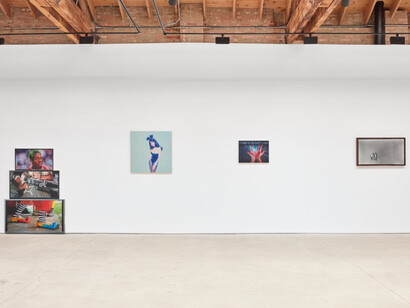 Hank Willis Thomas, Life imitates art, exhibition view. Courtesy of Anthony Gallery