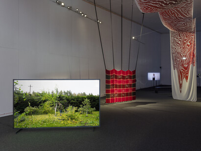 Maria Kapajeva, I am a border, exhibition vew. Courtesy of Tallinn City Gallery
