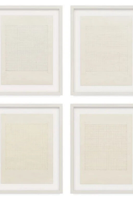 Bronlyn Jones, Blue, red, yellow ochre and raw umber (detail), 2009. Courtesy of Krakow Witkin Gallery