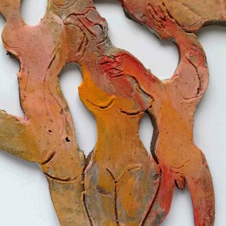 Anne Ryan, Untitled, 2019, ceramica ritagliata, 20x28cm