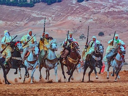 The Tbourida constitutes, within the national heritage, a major component of the practices related to the horse