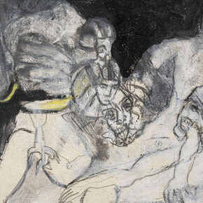 Anna Boghiguian, aus der Serie Konstantin Kavafis, Ein Dichter am Rande der Geschichte, 1995. Courtesy of Museum Ludwig