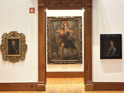 The viceregal collection of the National Museum of Art, exhibition view. Courtesy of the National Museum of Art
