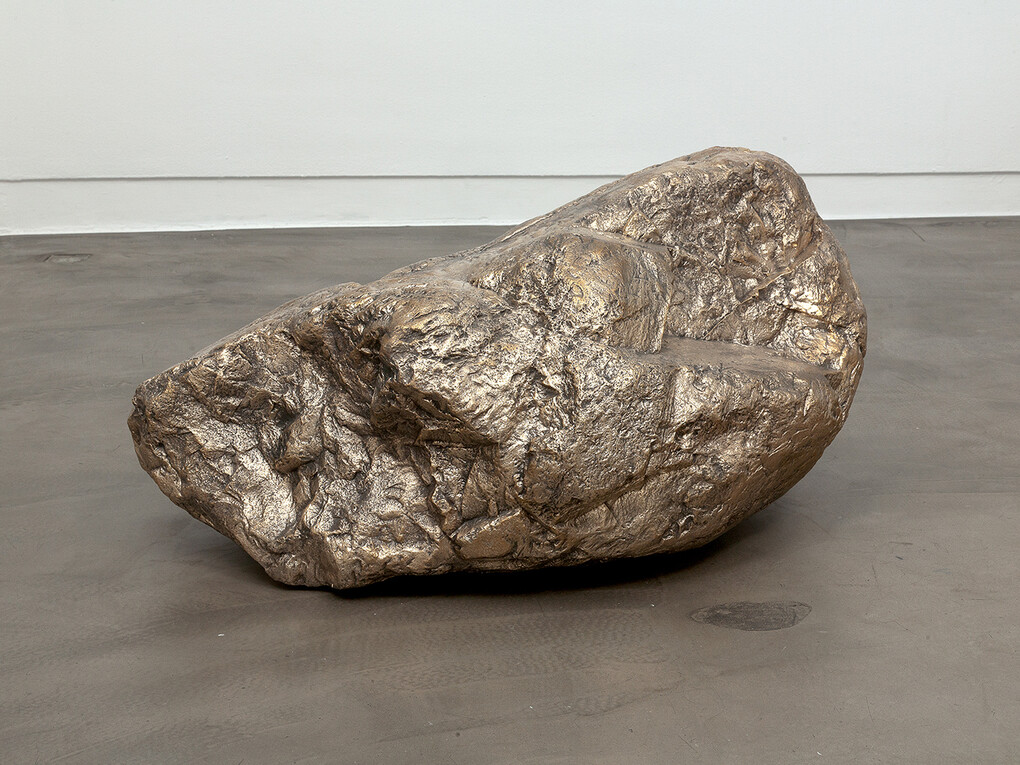 Anya Gallaccio, forever changes, 2011, bronze , 39 3/8 x 27 9/16 x 18 1/2 in. Courtesy of the artist, Annet Gelink Gallery, Amsterdam, Blum & Poe, Los Angeles, New York & Tokyo, Lehmann Maupin, New York & Hong Kong and Thomas Dane Gallery, London.