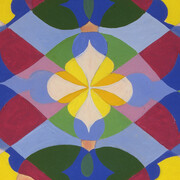 Giacomo Balla, Progetto per tappeto (Fiori + spazio) (detail), 1930 c. Mit freundlicher genehmigung von Mart