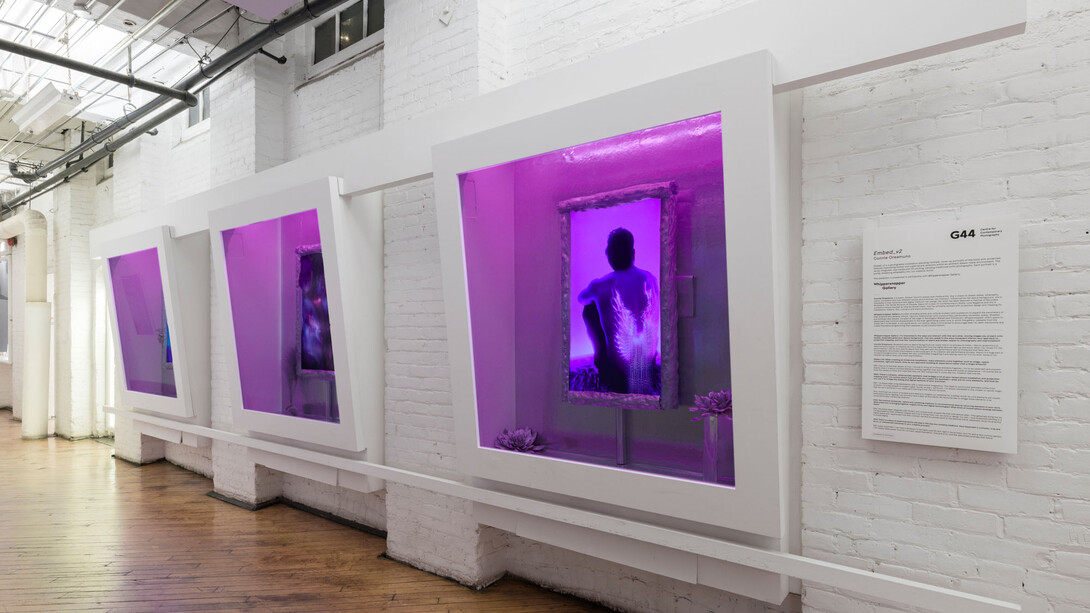 Connie Oreamuno, Embed_v2, exhibition view. Courtesy of Gallery 44
