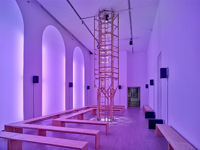 Holly Herndon und Mat Dryhurst, Starmirror, ausstellungsansicht. Mit freundlicher genehmigung der Kunstsammlung Nordrhein-Westfalen