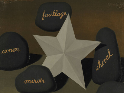 René Magritte. Disputa sugli universali  (1928). Copyright Adagp, Paris