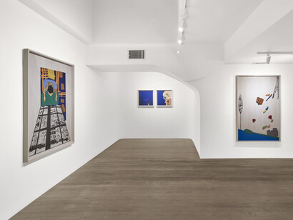 Noa Yekutieli, The intimacy of distance, exhibition view. Courtesy of Hannah Traore Gallery 