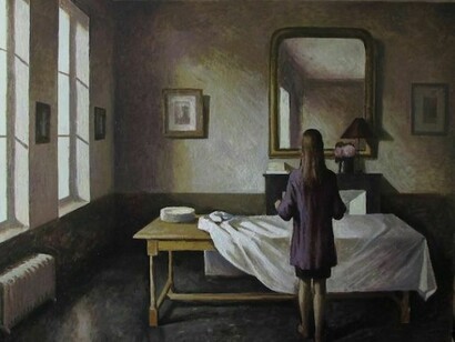 Marc Chalmé, La Desserte, 31" x 39"