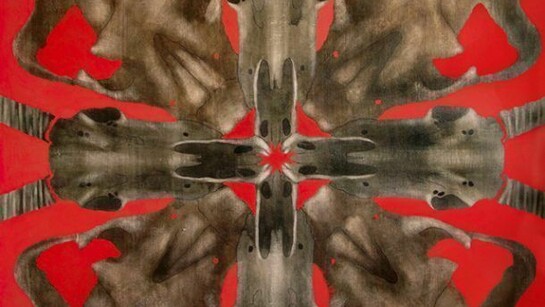 Ekaterina Borodavchenko, Hunting (detail), from the series ‘Vanitas’, 2012, Oil and acrylic on canvas, 150 x 150 cm