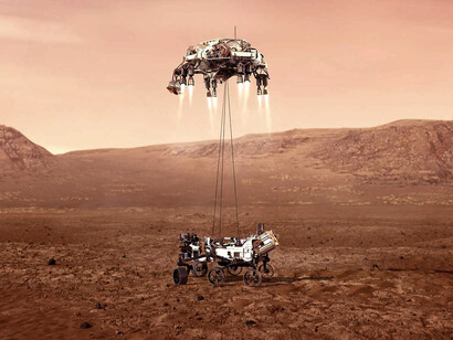 Llegada del rover Perseverance a Marte el 18 de febrero de 2021