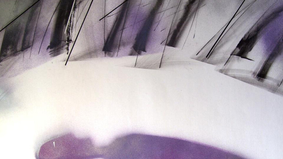 Vladislav Makarov “Requiem” 2008, mixed media, 70 х 100 cm, 2008, from Sergey Chubraev’s collection
