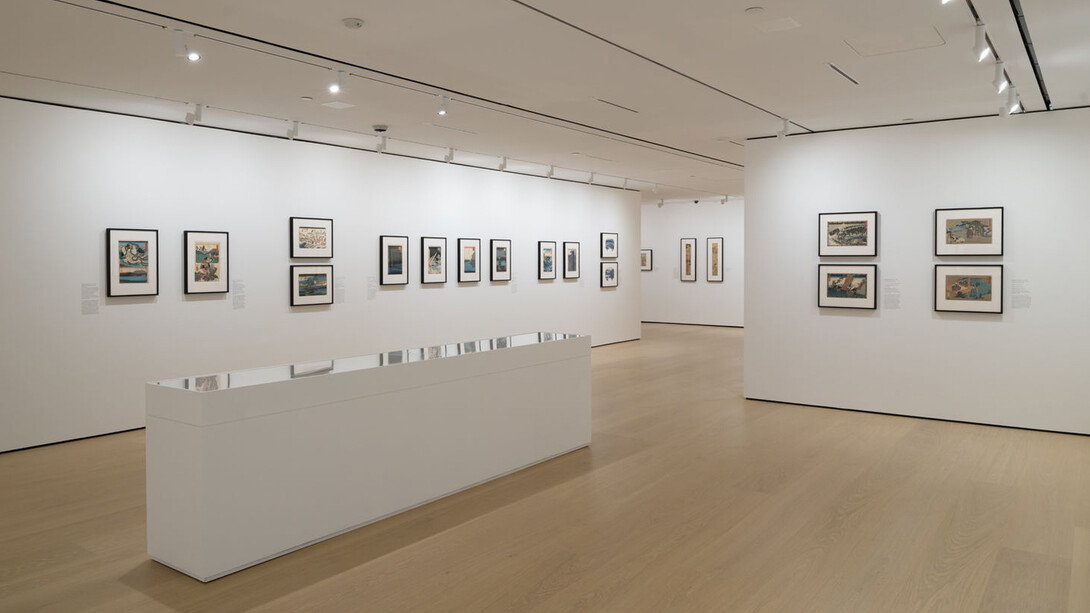 Rising sun, falling rain, exhibition view. Courtesy of Hammer Museum