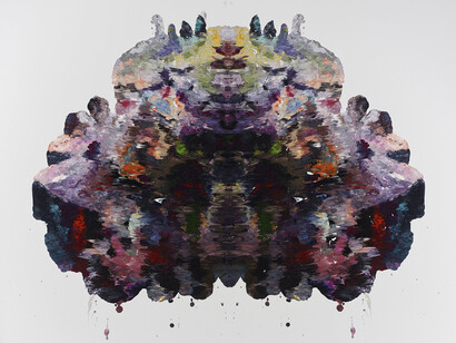 Ben Quilty, Homeland, 2014, Oil on linen, 202 x 265 cm; 79 1/2 x 104 3/8 in