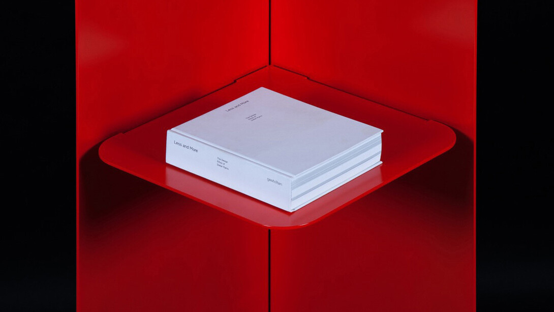 Maxim Maximov, Red Corner, Steel, 170 x 40 x 40 cm, 66 7/8 x 15 3/4 x 15 3/4 in, Courtesy of the designer and Gallery Elena Shchukina