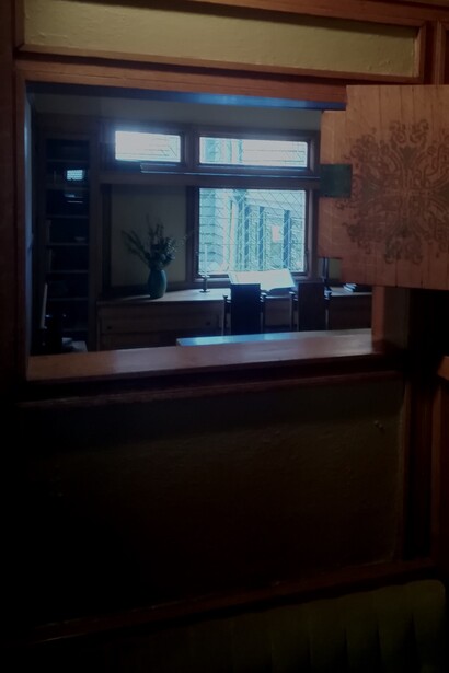 Casa-estudio de Frank Lloyd Wright en Oak Park: interior