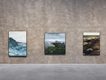 Sven Drühl, F.N.J.–K.S.T., exhibition view. Courtesy of König Galerie