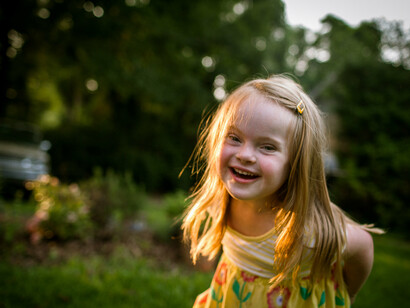 A young girl