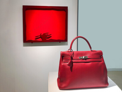 The Art of Hermes Installation View - Omer Tiroche Gallery - Fontana