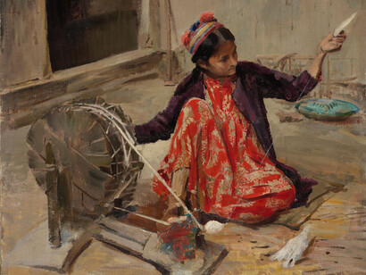 P.P. Benkov, A Khivan girl, 1931. Courtesy of Tretyakov Gallery 