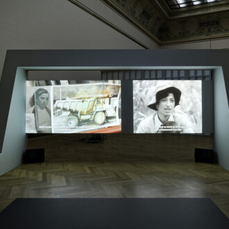 Various artists, Datas: the data and the sovereign, exhibition view. Courtesy of Galerie Rudolfinum