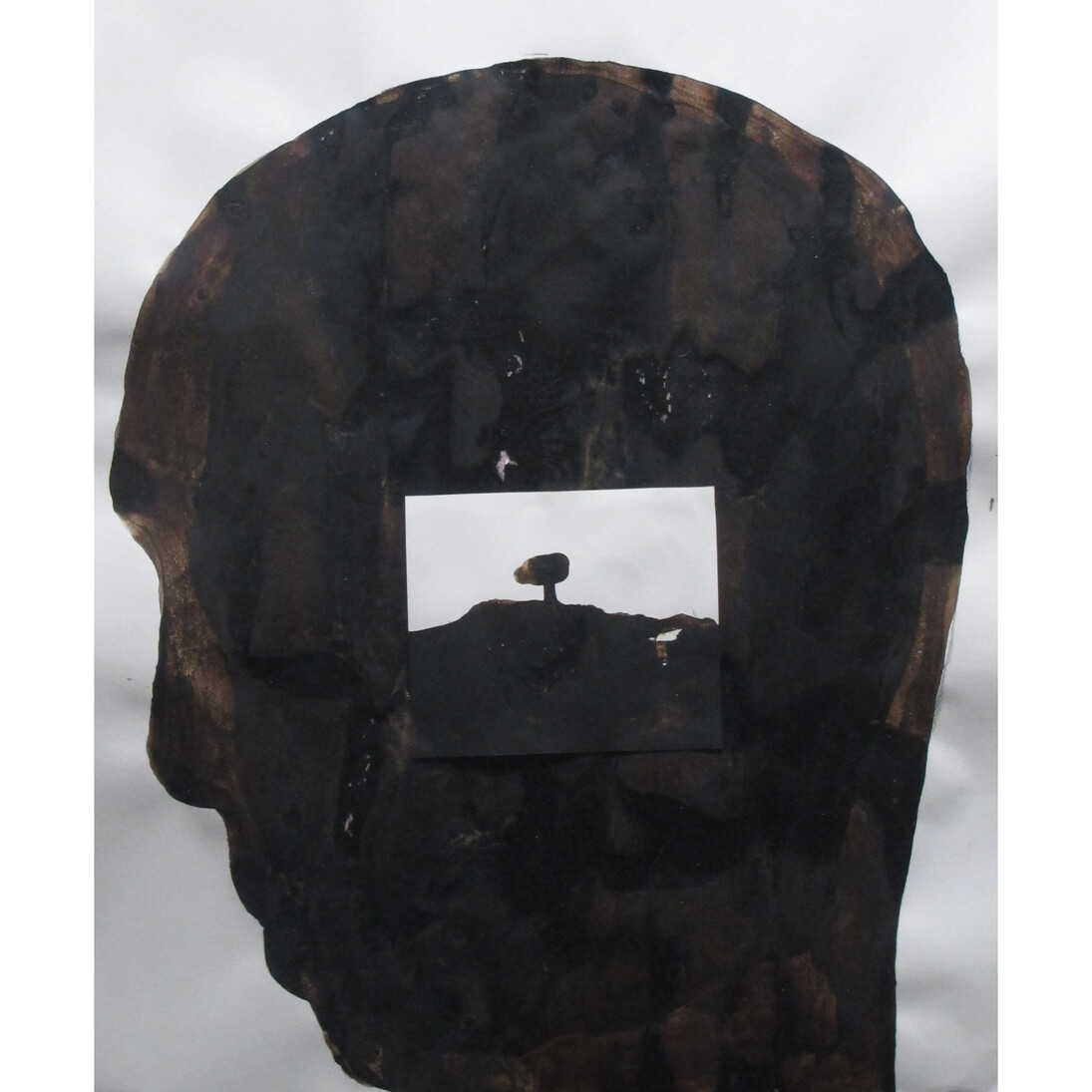Portrait III, 2015, mixed media on paper, 25.25x19.5 inches