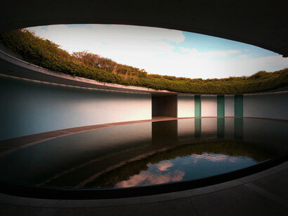 Benesse House Oval section is accessed by monorail