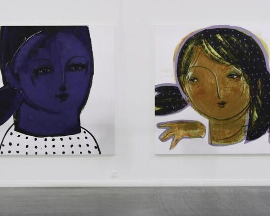 Mohannad Orabi, Exhibition view. Courtesy of Ayyam Gallery