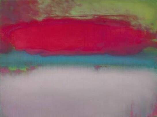 Jeff Muhs, The Disambiguation of Rose, 2013, oil on canvas, 48 x 57 inches