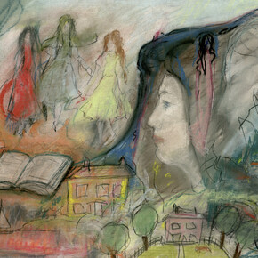 Robin Buick ARHA, Print I, 2015, Print on canvas, 82 x 61 cm, Edition of 5, 5 available, Image courtesy of the artist