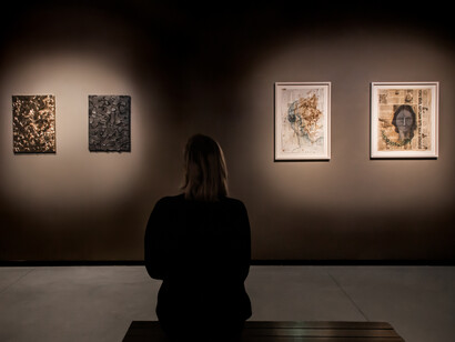 Ida Pisani, Closed eyes can see, vista della mostra. Per gentile concessione di Prometeo Gallery