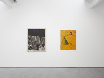 Karlo Kacharava. People and places, installation view. Courtesy of Modern Art 
