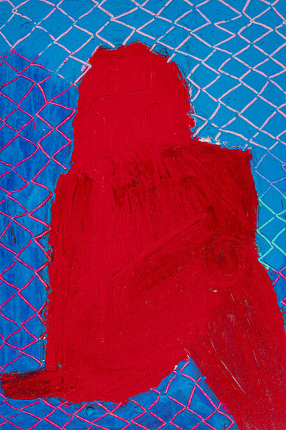 Virgil Baruchel, the only way to fix a fence is with bolt cutters, 2021. Courtesy of Corkin Gallery
