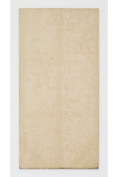 Chung Chang-Sup, "Tak 90909”, 1990, Tak fiber on canvas, 244 x 122 cm / 96 1/16 x 48 1/32 inches, Courtesy Galerie Perrotin