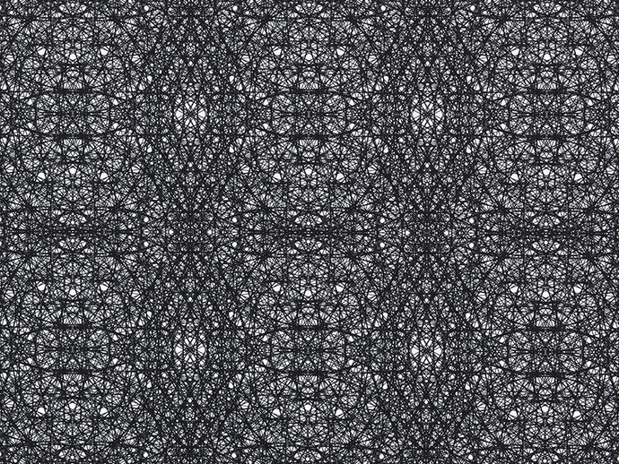 Tim Head, Alphaville 6 (detail), 2013, Unique UV inkjet print on acrylic, 150 × 262.5 cm