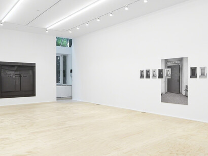 Shannon Ebner, Exhibition view. Courtesy of Eva Presenhuber