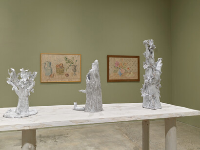 Setsuko, Kingdom of cats, exhibition view. Courtesy of Gagosian