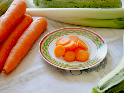 Carote, porri e zucchine